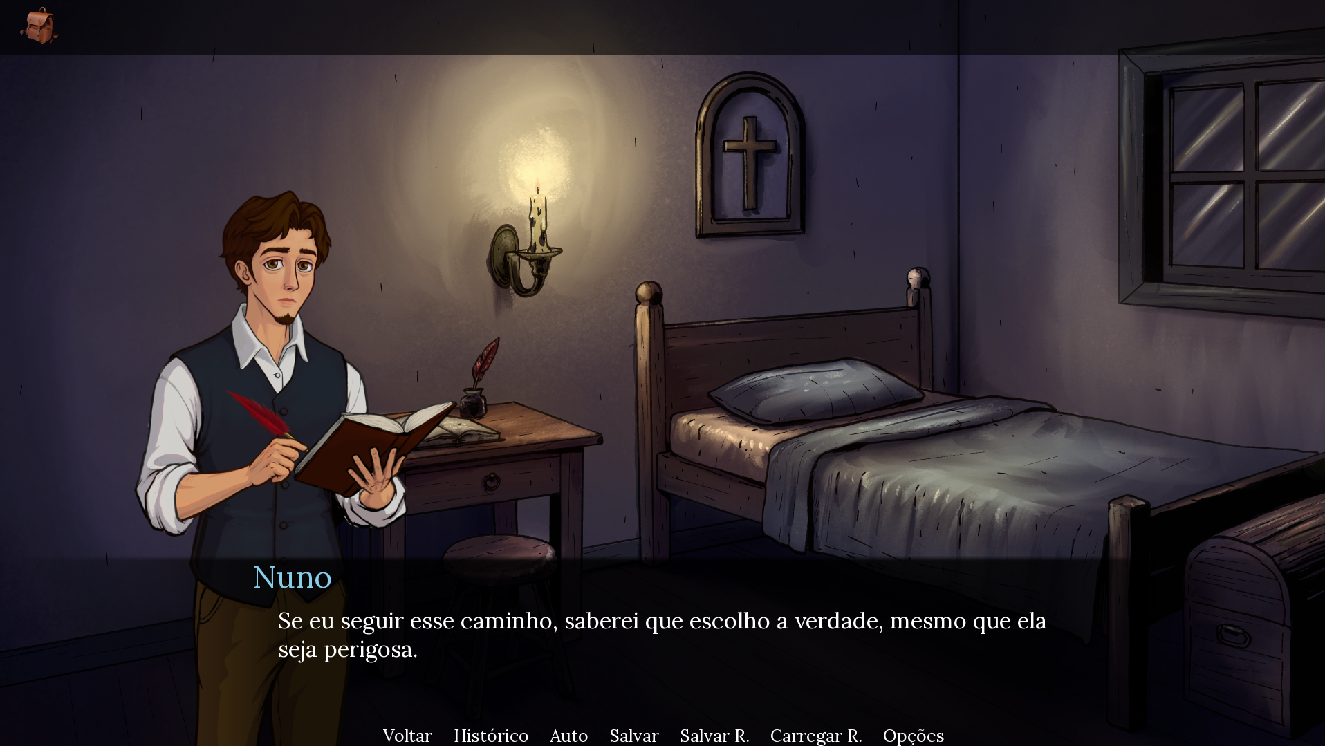 Screenshot 9 for Ouro Escarlate - A Saga do Vira Saia: Prólogo - Sussurros nas Dores