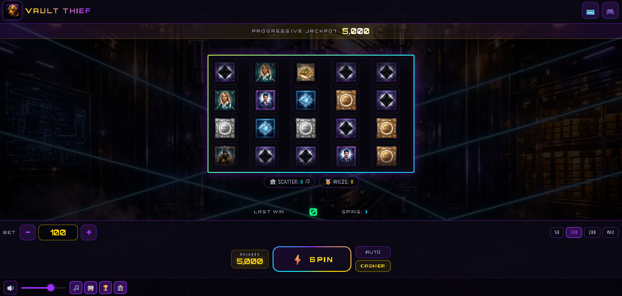 Screenshot 3 for Vault Thief Slot Machine
