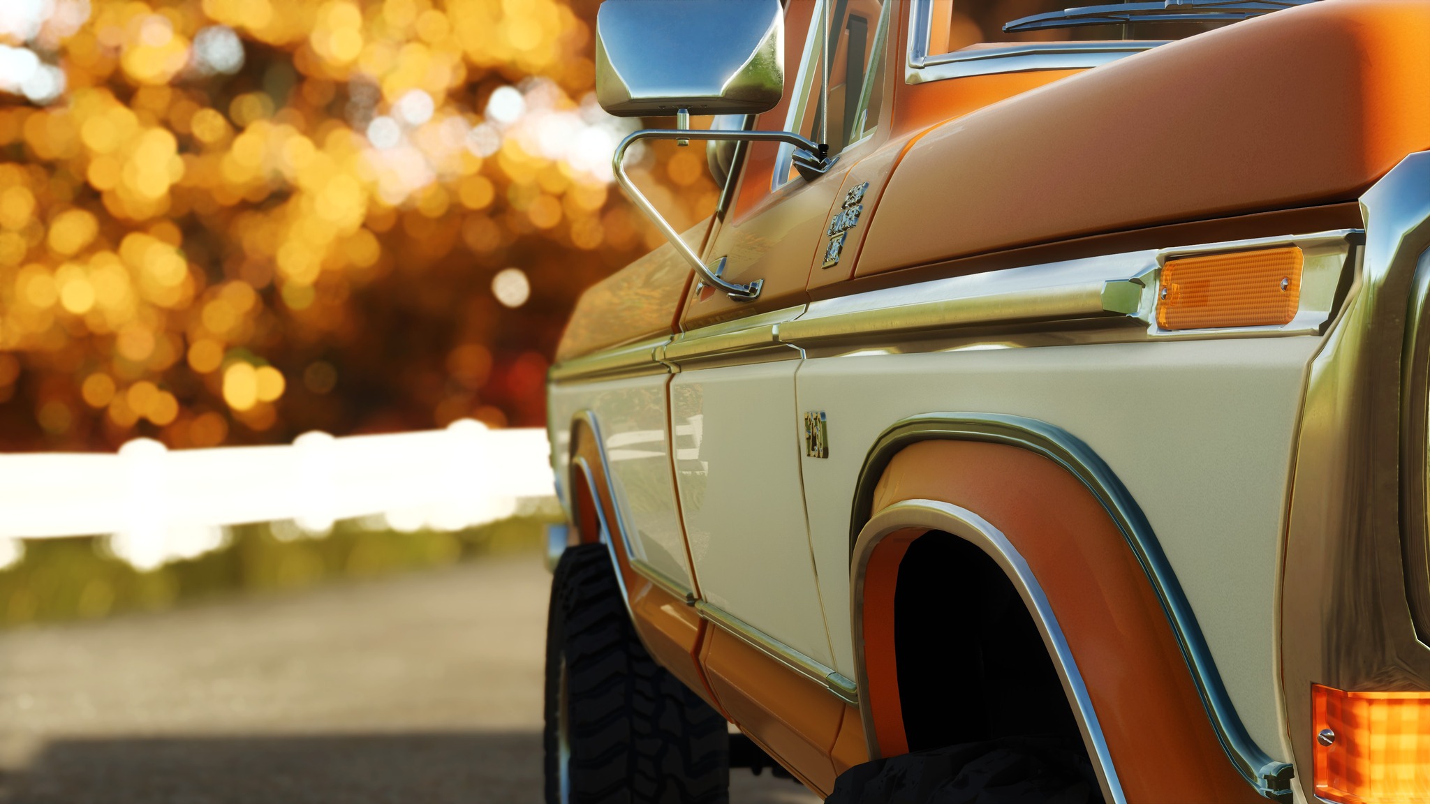 Screenshot 3 for FS25 - 1973 - 79 Ford F-250 Ranger XLT