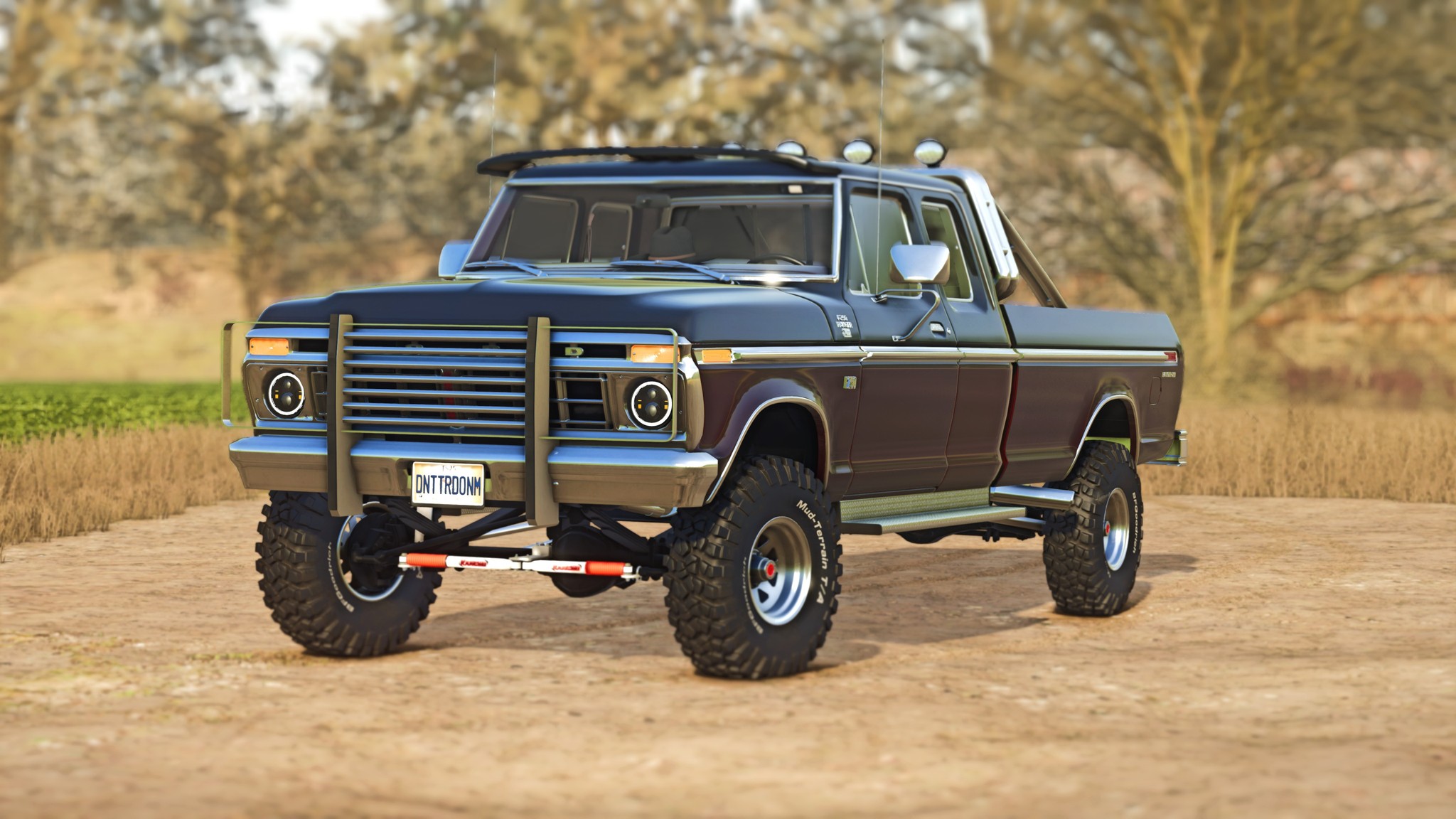 Screenshot 2 for FS25 - 1973 - 79 Ford F-250 Ranger XLT