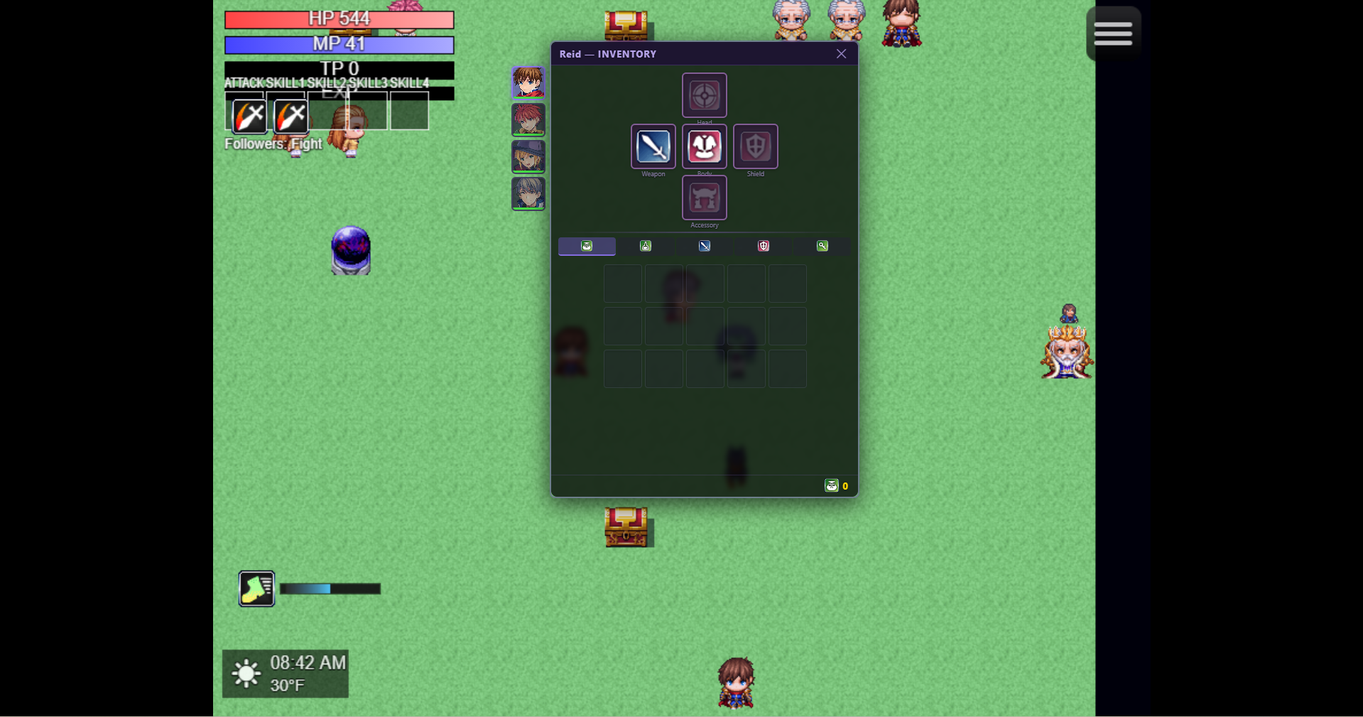 ED5 Inventory & Equip Plugin - RPG Maker MZ by ChigooX