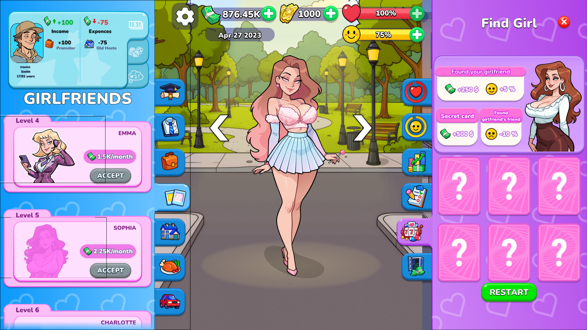Screenshot 4 for Sex King: From Rags to Sexcess (Demo)