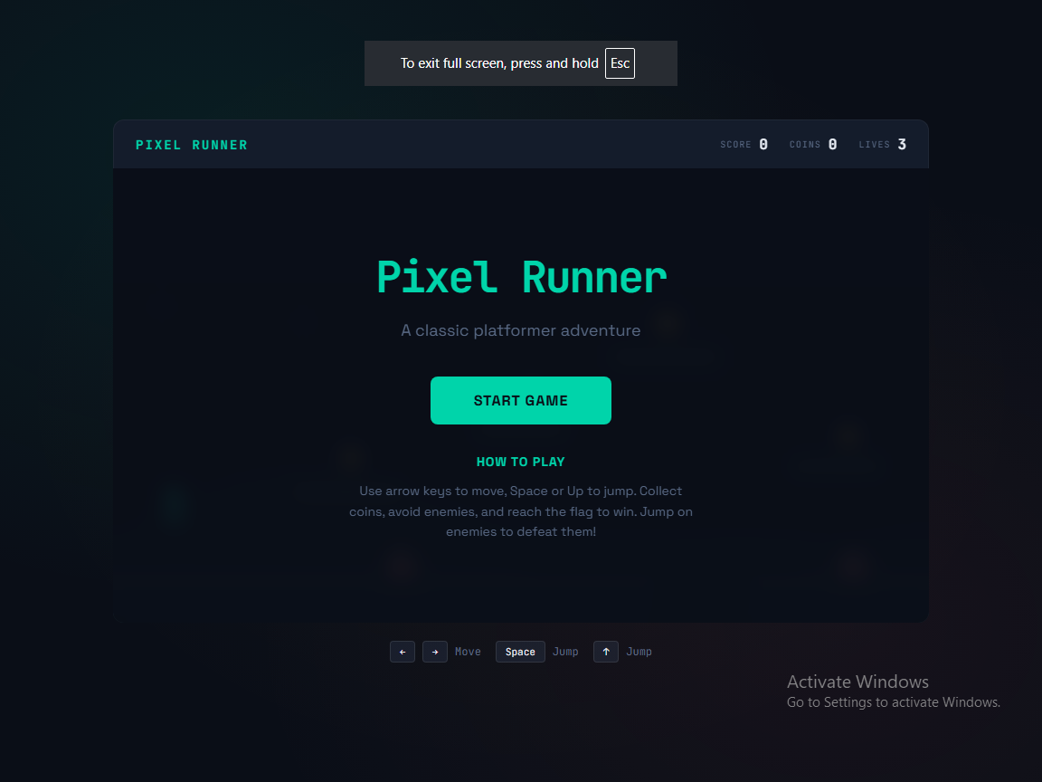 PIXEL RUNNER by umer137