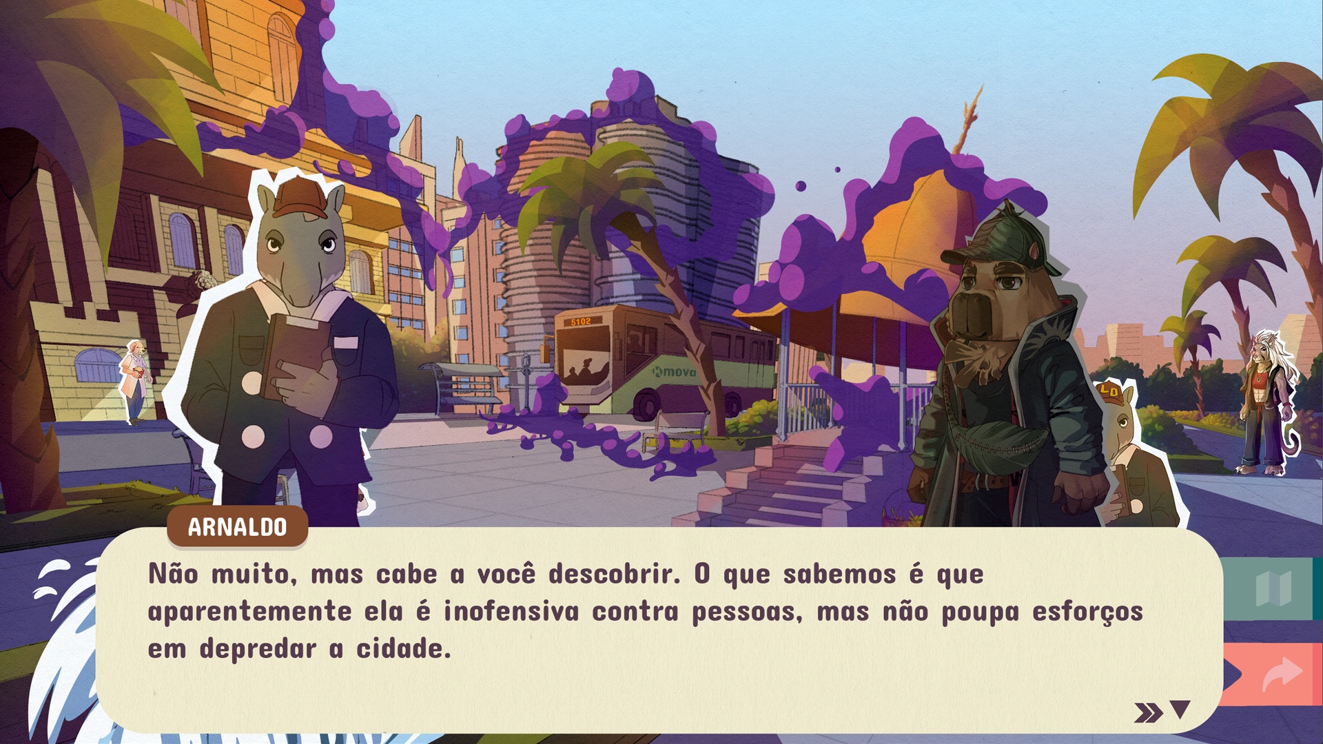Screenshot 2 for Detetive Capy: Um Enigma no Horizonte