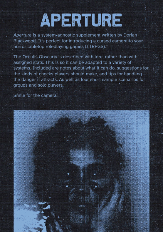 Screenshot 4 for Aperture: A Cursed Camera Supplement