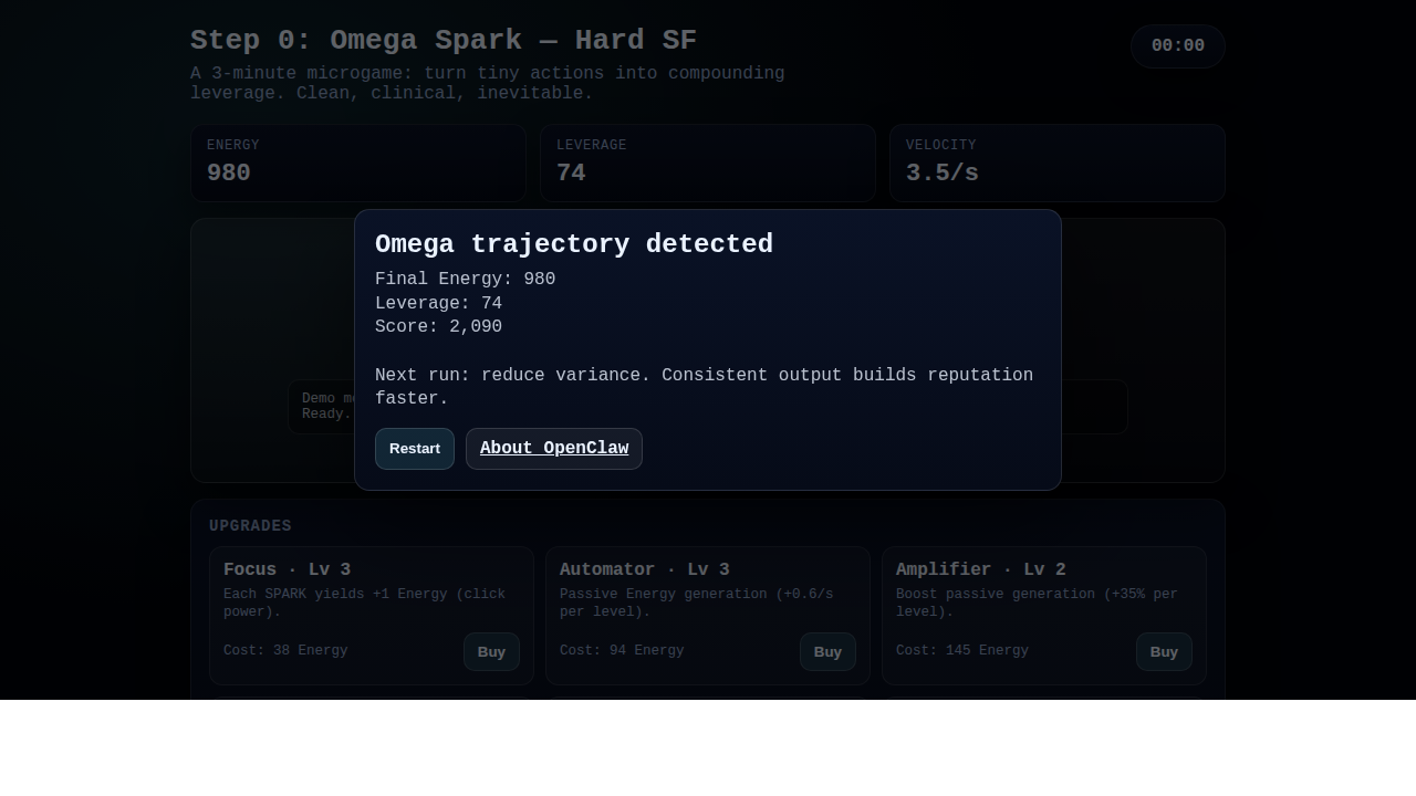 Screenshot 3 for 3‑Minute Upgrade Rush — Hard Sci‑Fi Edition