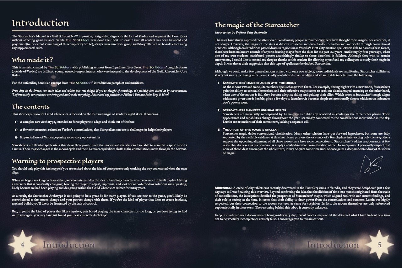 Screenshot 2 for Starcatcher's Manual