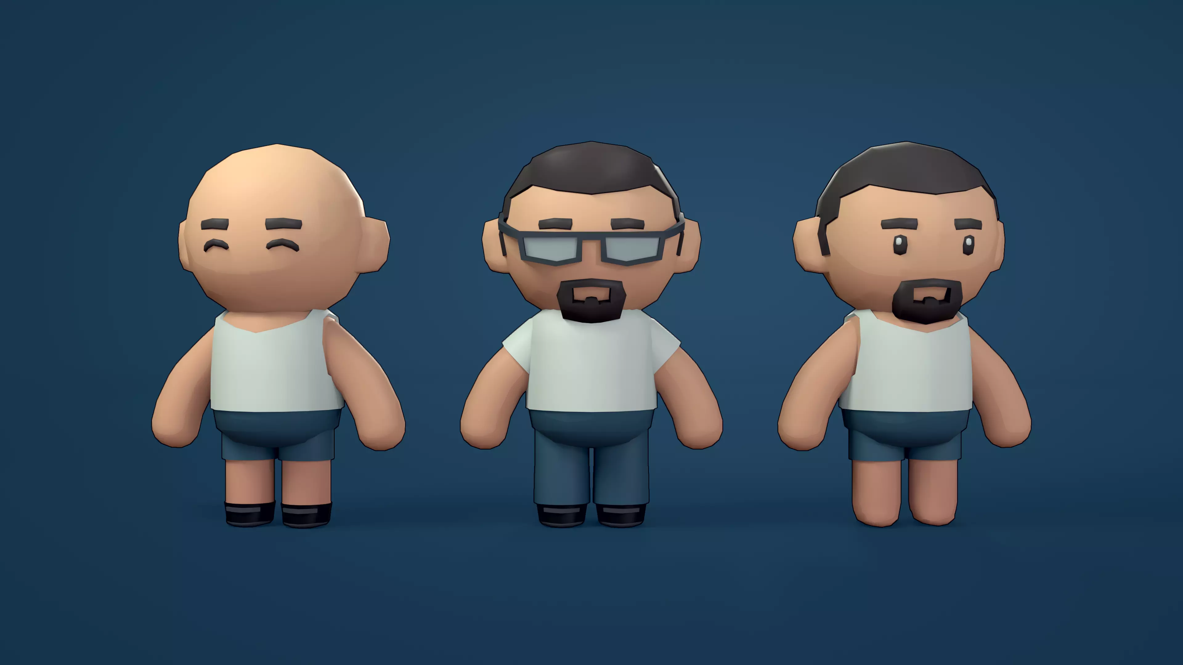 Mini Simple Characters | Interactive Demo by joaobaltieri3d