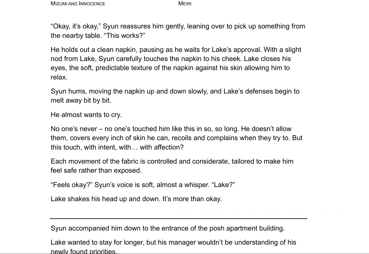 Screenshot 5 for Mizumi & Innocence [BL Novel]