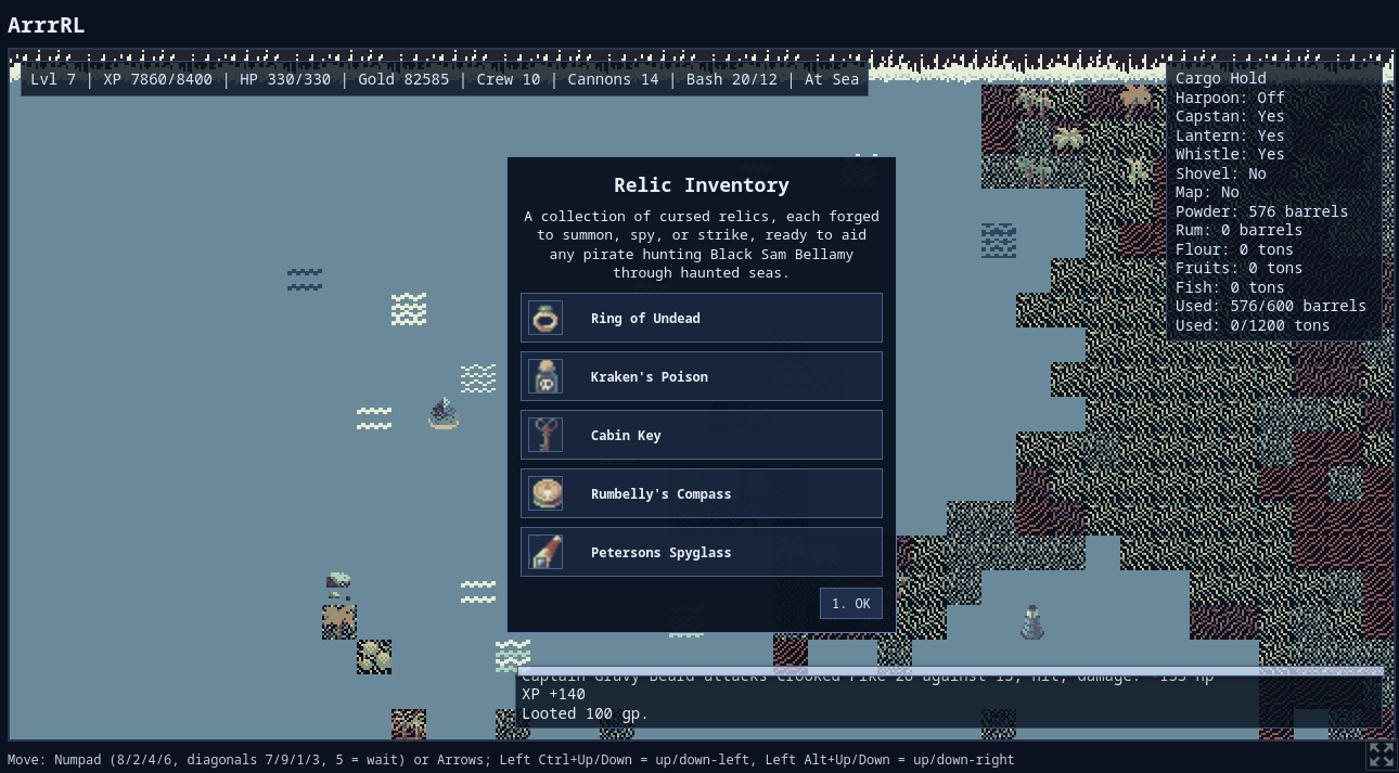 Screenshot 9 for ArrrRogueLike