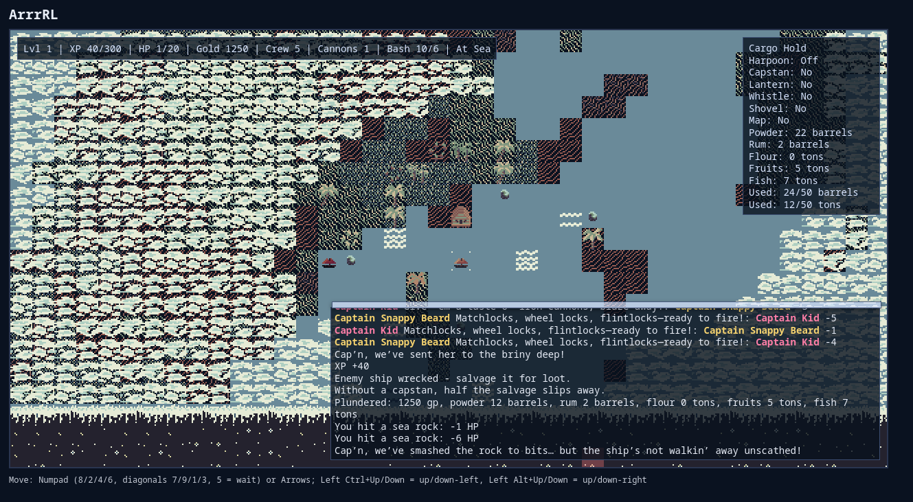 Screenshot 3 for ArrrRogueLike