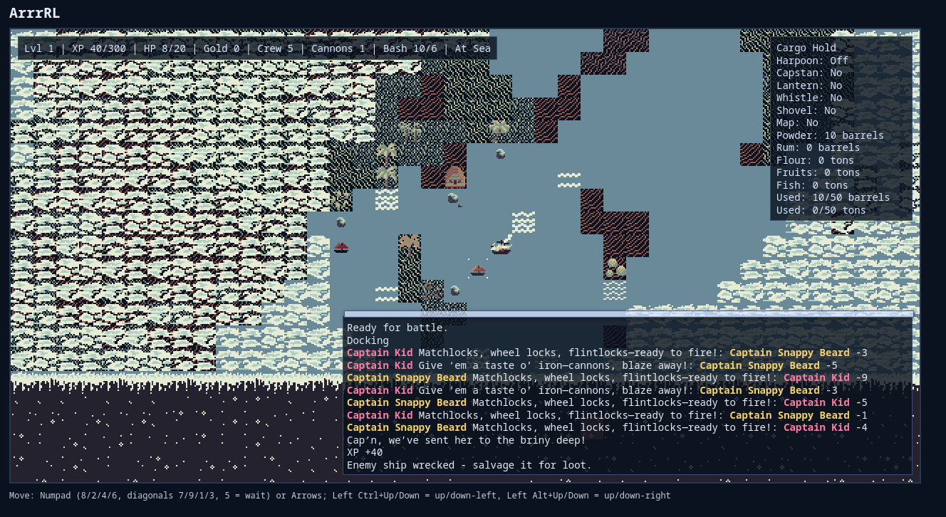 Screenshot 5 for ArrrRogueLike