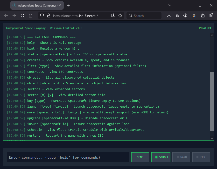 Screenshot 3 for ISC: Mission Control v1