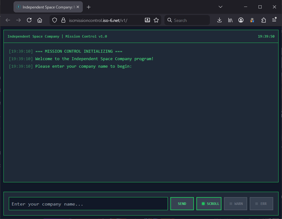 Screenshot 2 for ISC: Mission Control v1