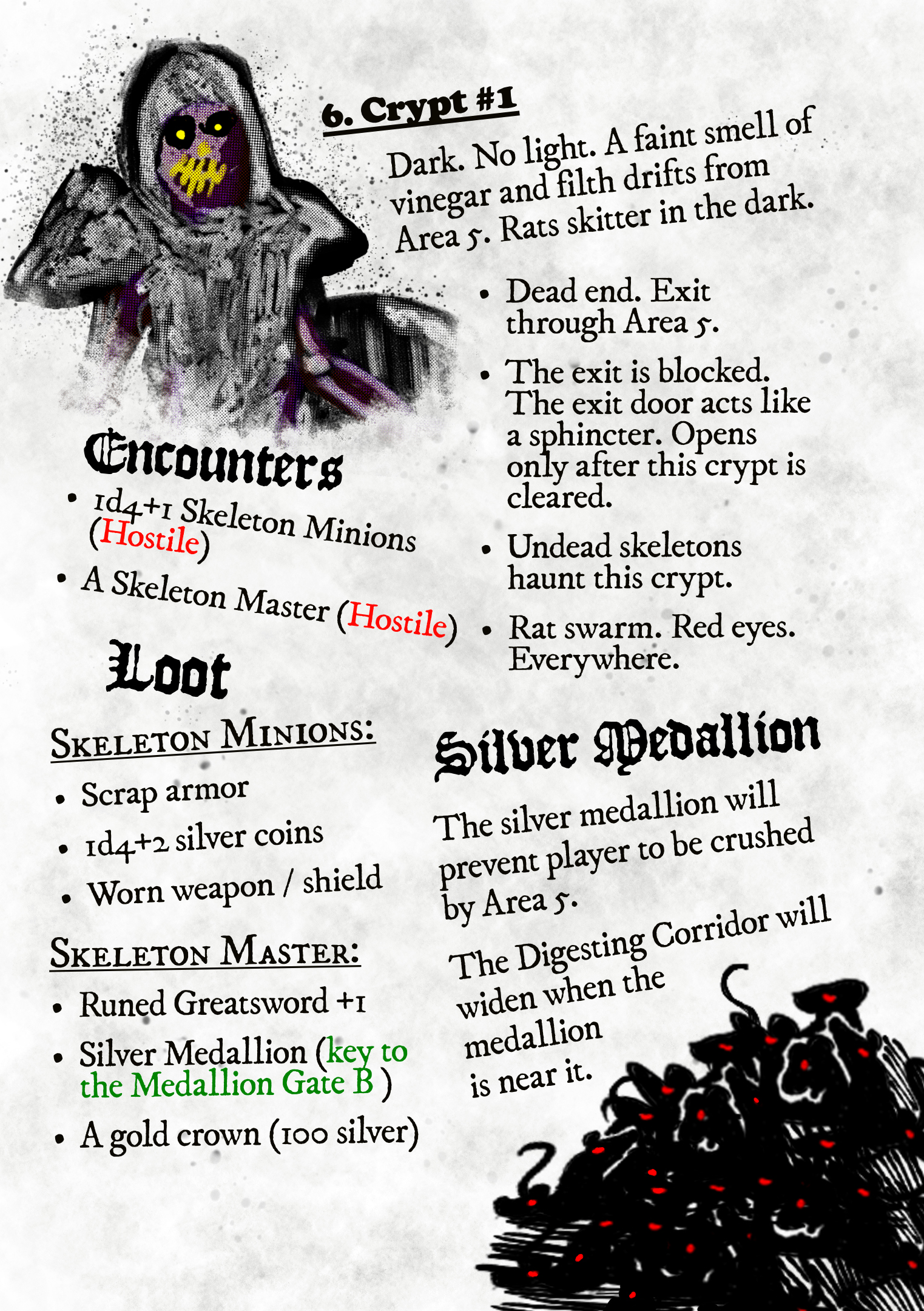 Screenshot 4 for Ascension | MÖRK BORG - Oneshot Dungeon Crawl