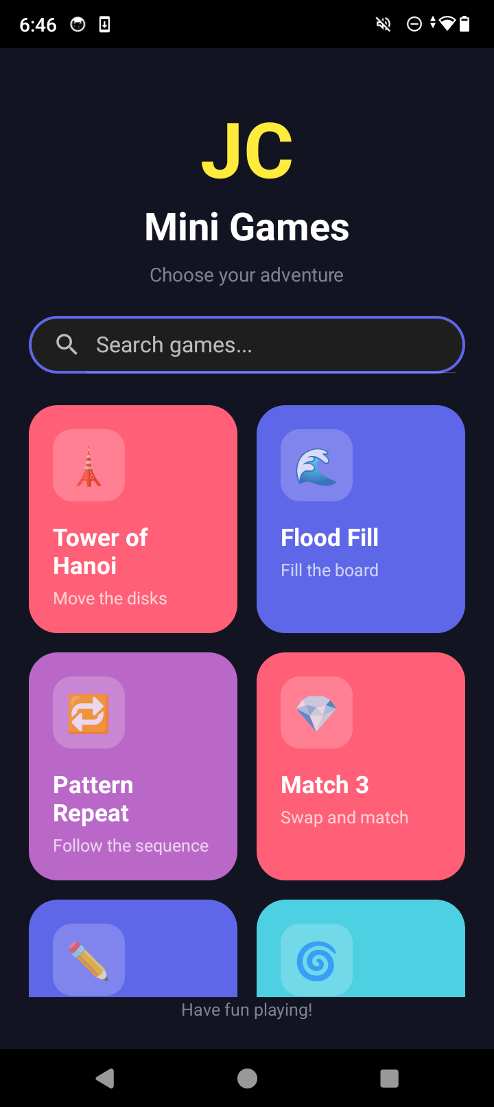 JC Mini Games by JC Unblocked Games