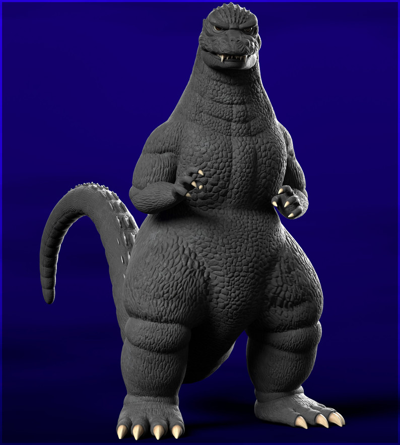 Godzilla 1984 (Blender 4.5+ and MMD) by SlightlyPurplish