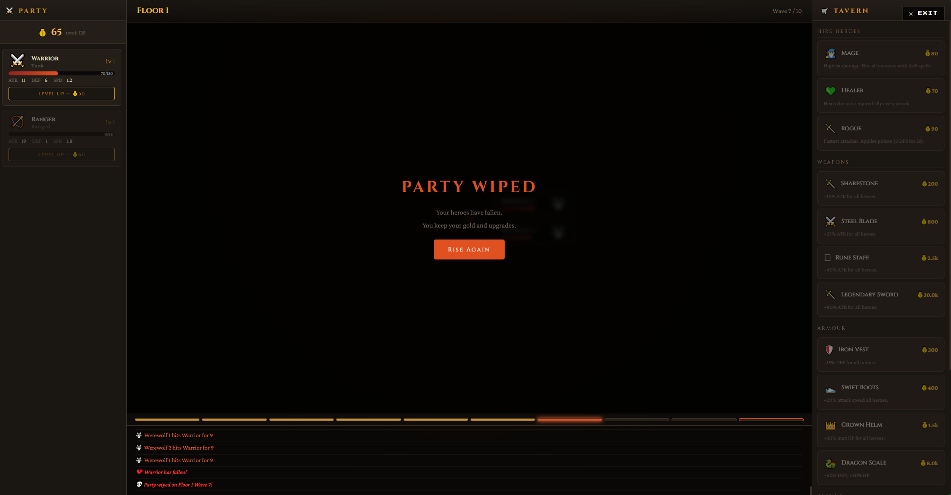 Screenshot 2 for Idle Dungeon