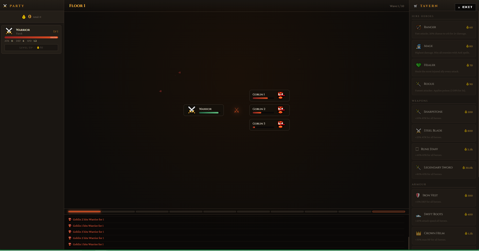 Screenshot 3 for Idle Dungeon
