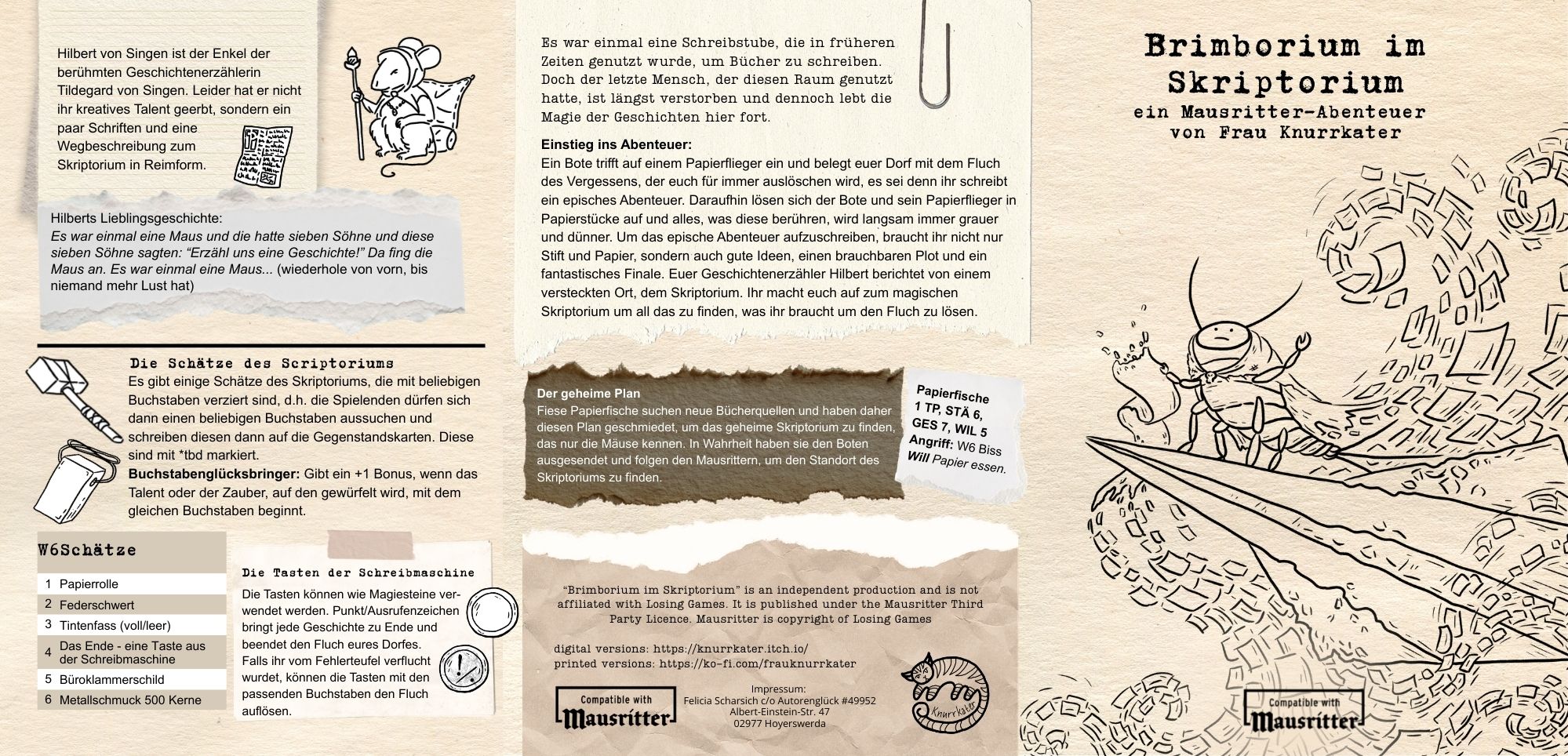 Screenshot 2 for Brimborium im Skriptorium: Mausritter Abenteuer
