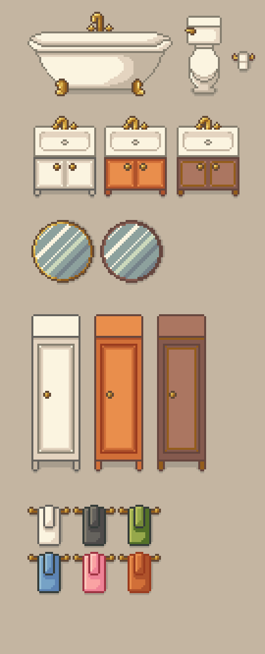 Cozy life - Pixel Art Interior Tileset (150+ assets, 16x16) by Pixel&beans
