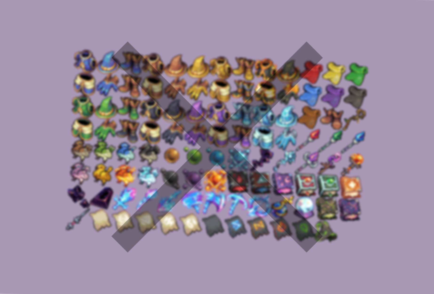 100+ 32x32 Magic RPG Items by RunninBlood
