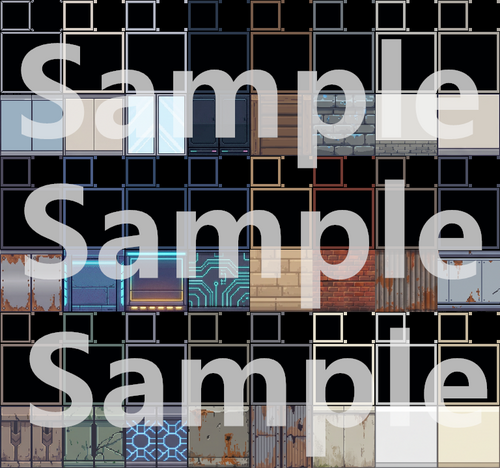 Auto-tile walls updated - Cyberpunk City Tileset - Pixel Art Asset Pack ...