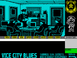 Screenshot 2 for ViceCityBlues - ZX Spectrum