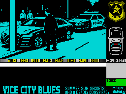 Screenshot 4 for ViceCityBlues - ZX Spectrum