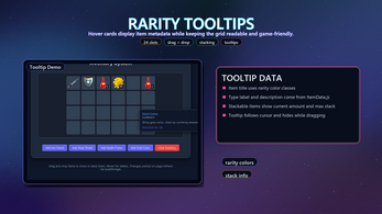 HTML5 Inventory System – Basic (Drag & Drop UI) by Template Foundry