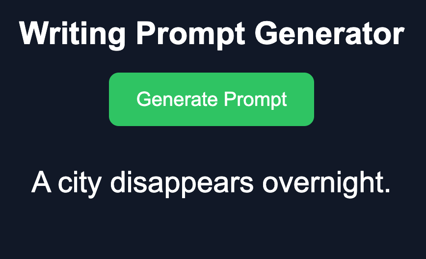 Random Write Prompt Random Writing Prompt by wilko-indindango