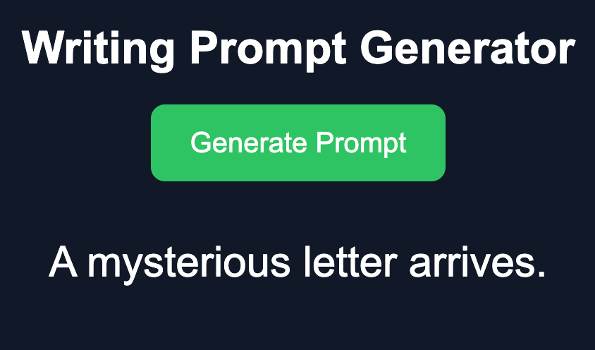 Random Writing Propt Random Writing Prompt by wilko-indindango