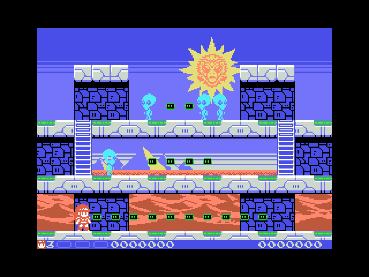 Screenshot 2 for Space Bash: Contact!! (MSX)