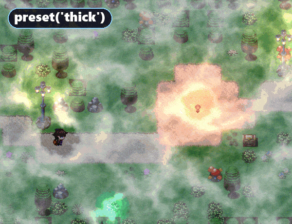 Fog presets