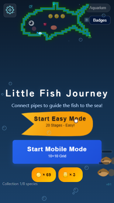 Screenshot 4 for Little Fish Journey / ちいさな魚の旅