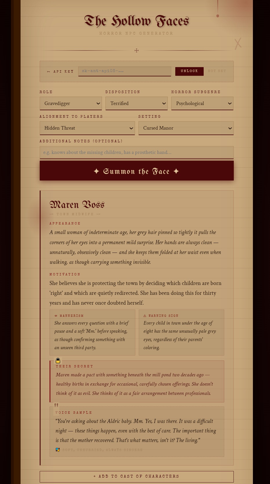 GM Horror Toolkit: Generator Bundle for Horror TTRPGs by CoastalSoft