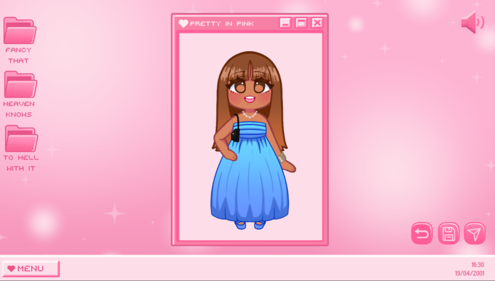 Screenshot 4 for Pretty In Pink Dress Up Game
