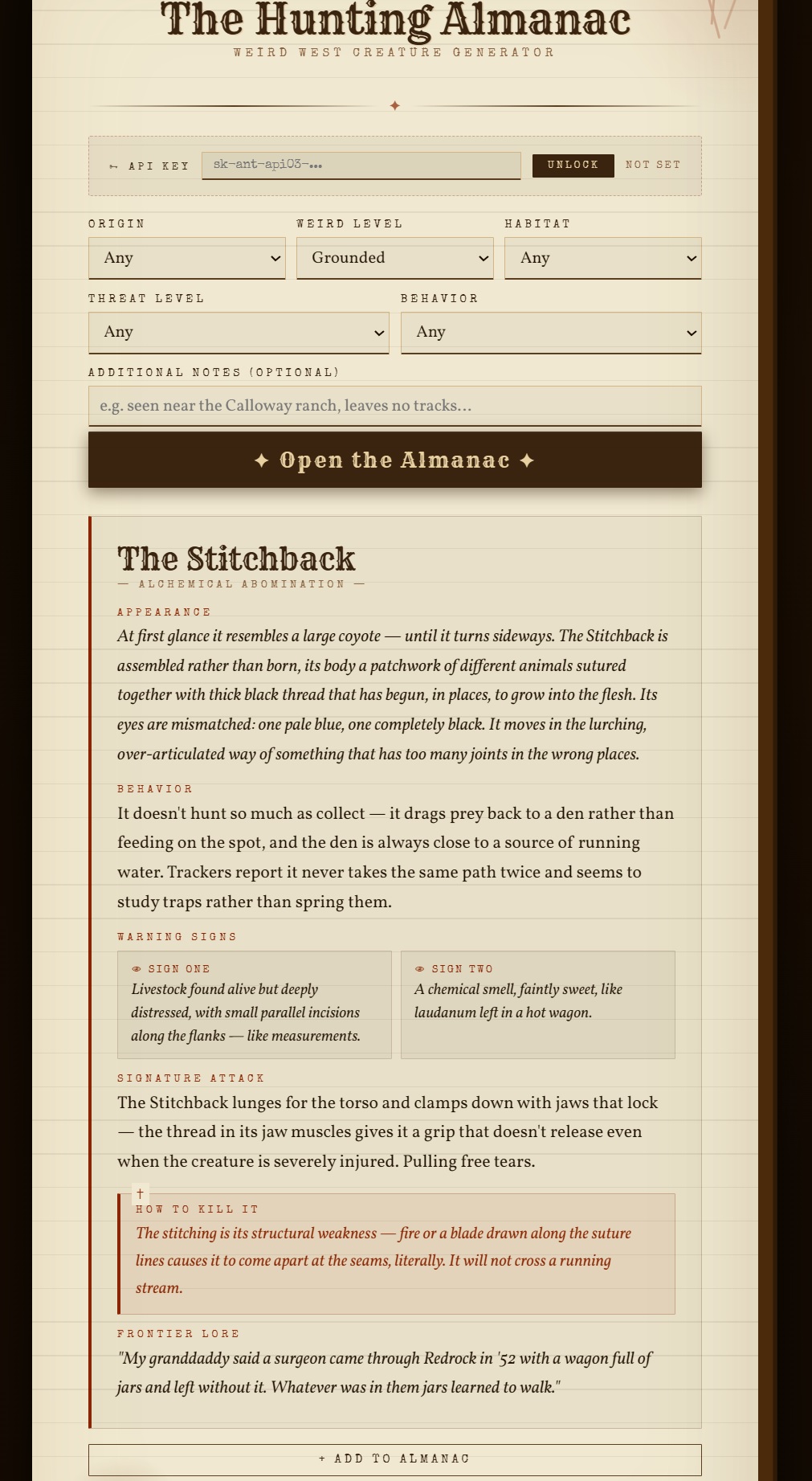 Weird West GM Toolkit: Generator Bundle for Weird West TTRPGs by ...