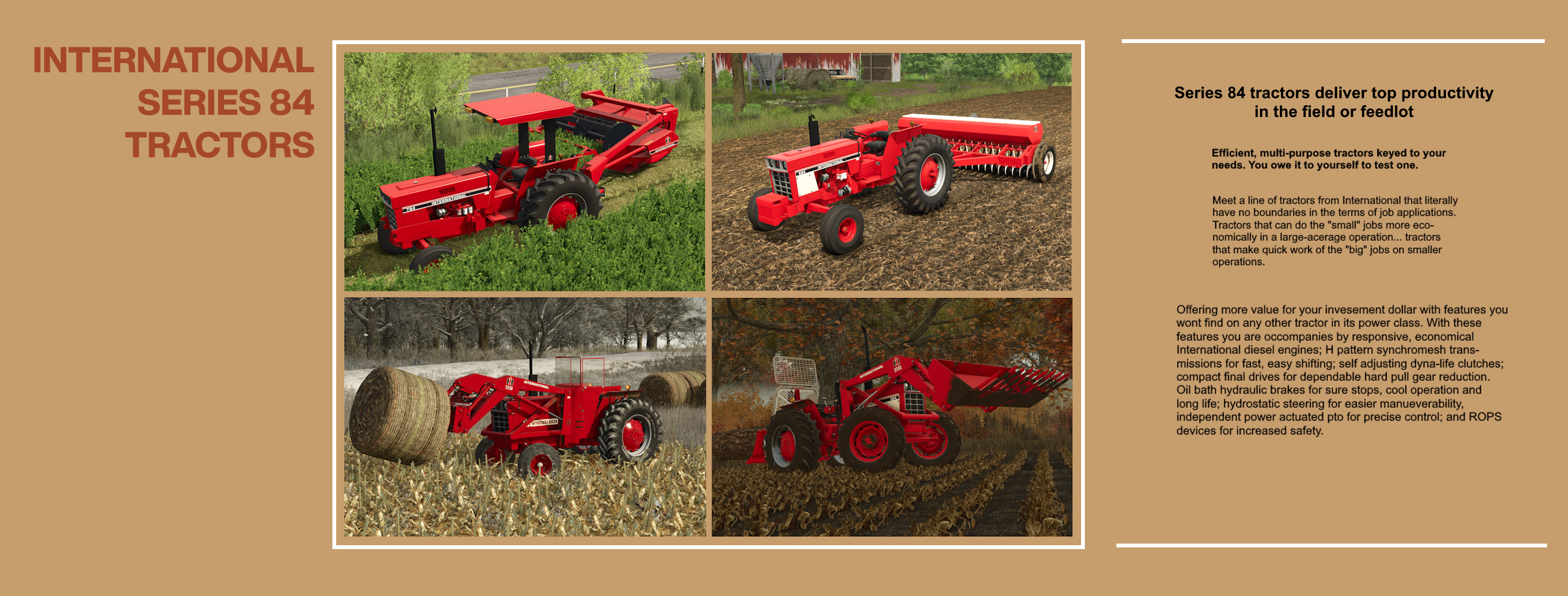 Screenshot 3 for International Series 84 Tractor