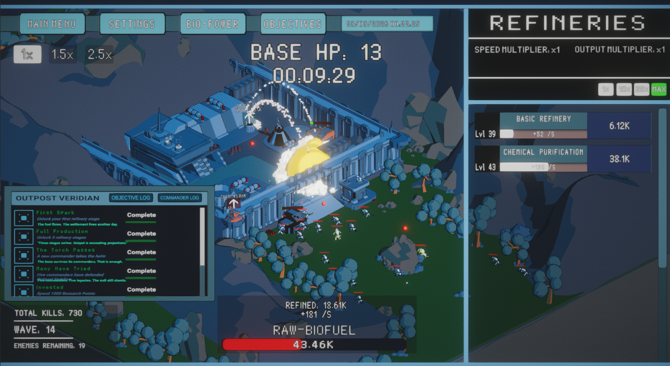 Screenshot 4 for PlanetFall: Endless Wave (Early PlayTest)