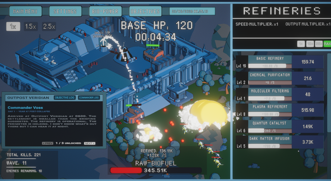 Screenshot 2 for PlanetFall: Endless Wave (Early PlayTest)