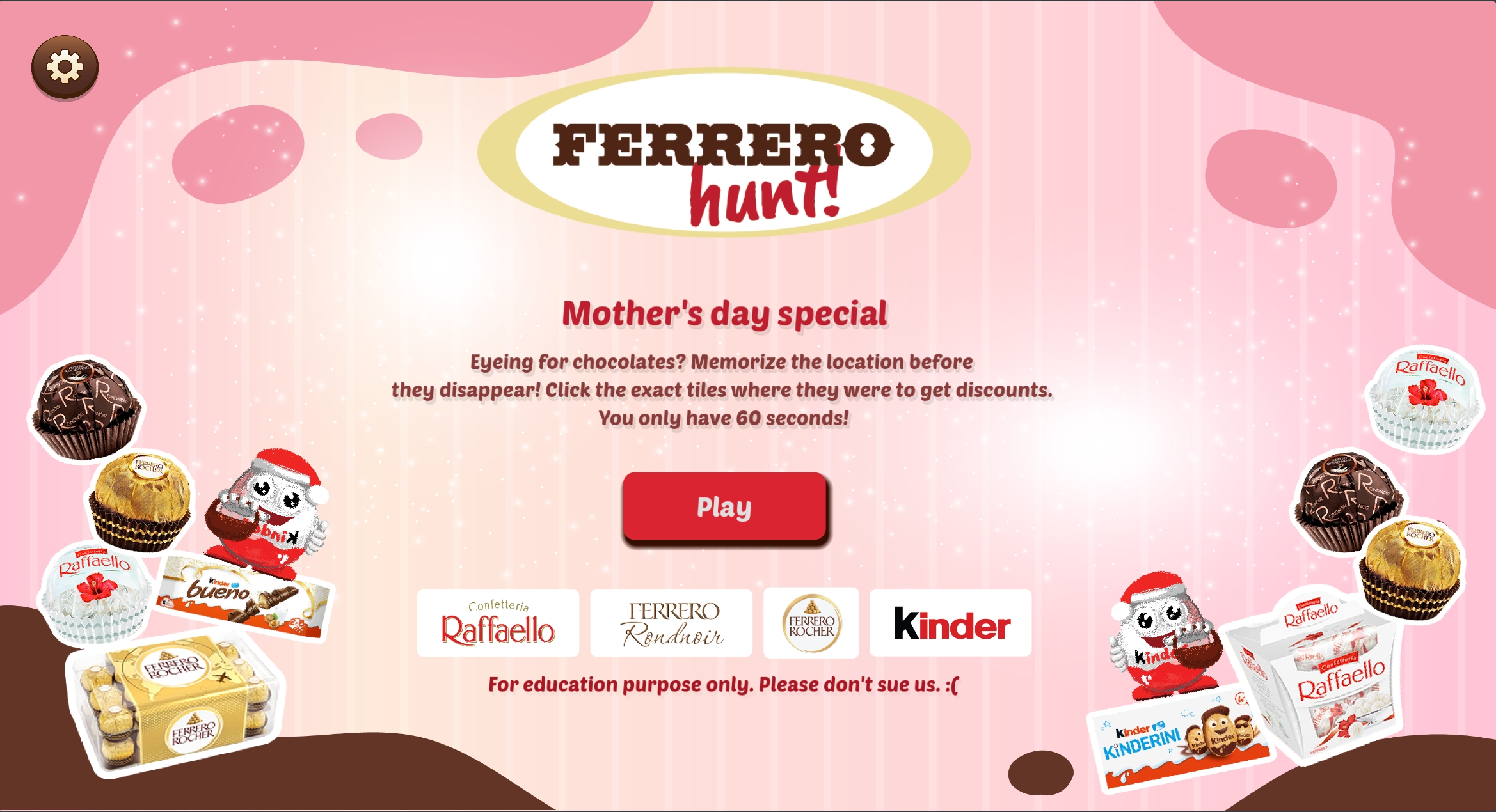 Screenshot 2 for Ferrero AdverGame