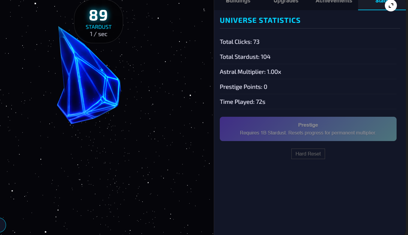 Screenshot 4 for Nebula clicker ultra space edition
