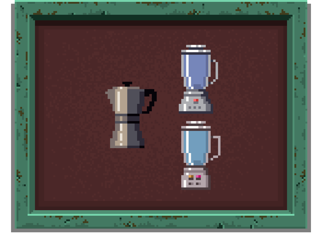 FREE Pixel Art Bar and Cafe Items Pack by karsiori