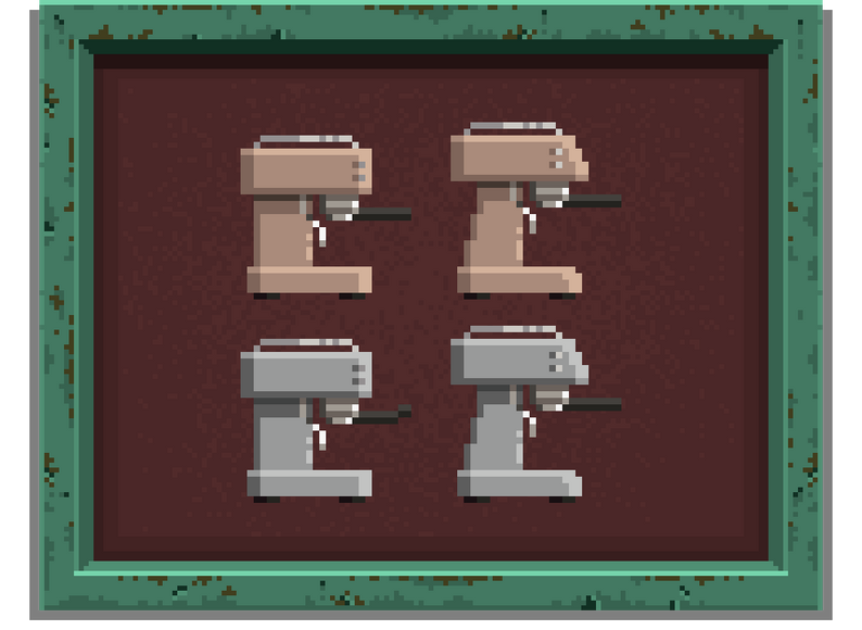 FREE Pixel Art Bar and Cafe Items Pack by karsiori