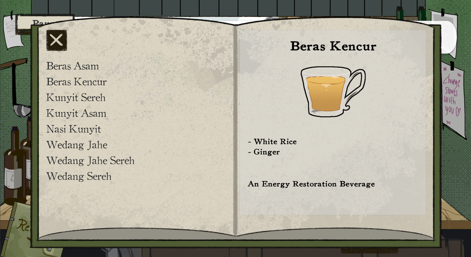 Screenshot 4 for To Live and To Serve: A Visual Novel About Finding Forgiveness.