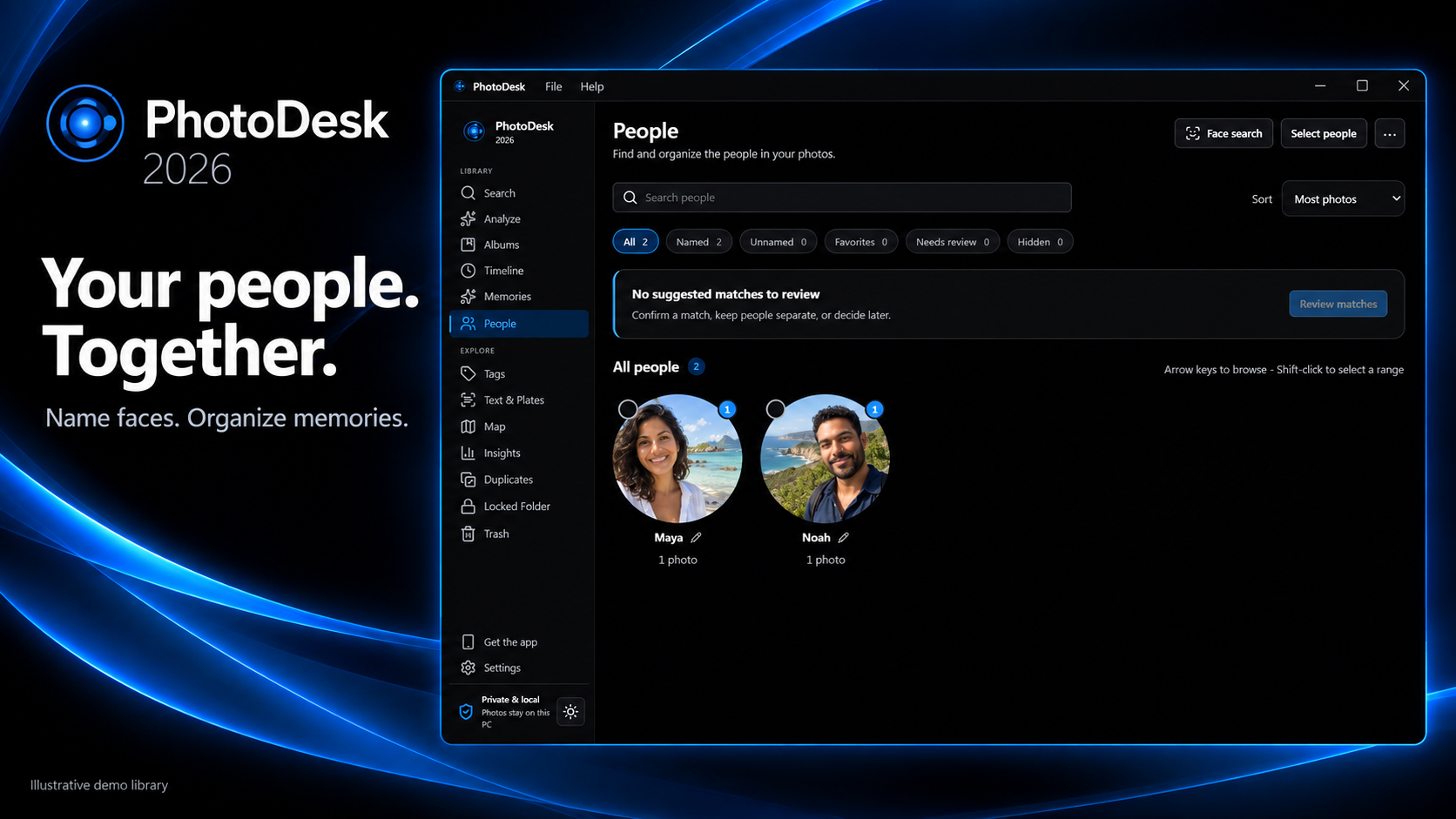 Screenshot 3 for PhotoDesk 2026 — Windows Photo Manager