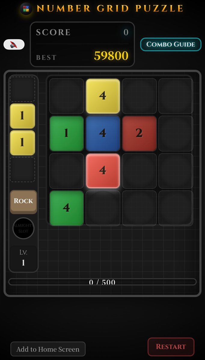 Number Grid Puzzle by TamuTamu0312