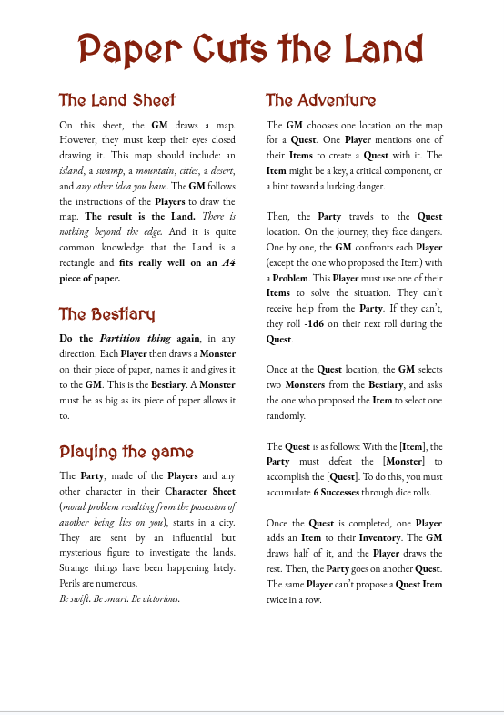 Screenshot 4 for Paper Cuts the Land