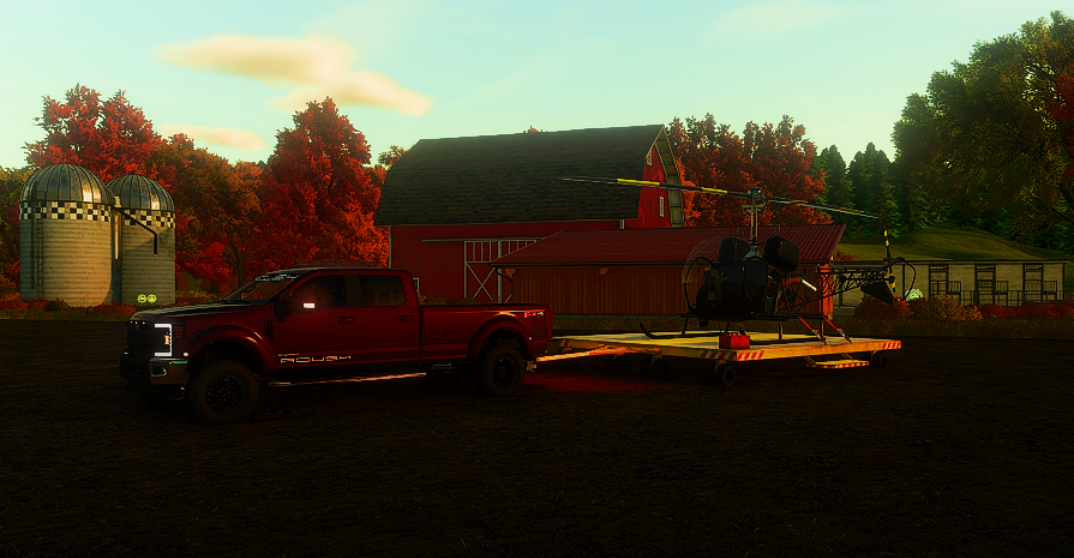 Screenshot 3 for FS25 - Movable Helipad Trailer